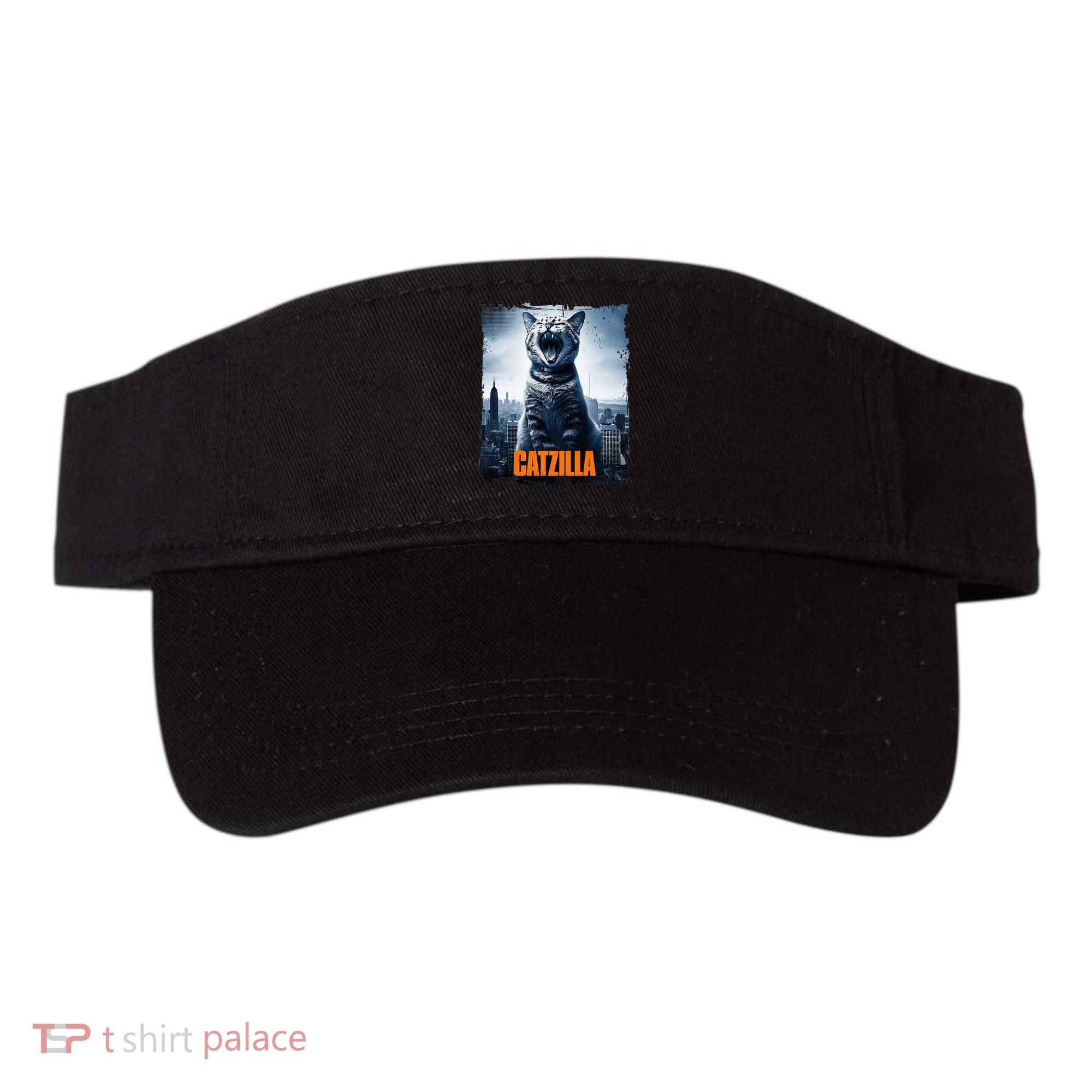 Catzilla Cat Japanese Art Funny Cat Visor