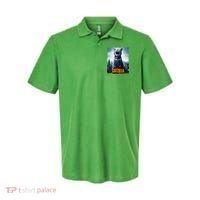 Catzilla Cat Japanese Art Funny Cat Polo thumb 0