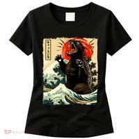 Catzilla Cat Japanese Art Funny Cat Women's T-Shirt thumb 0