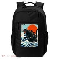 Catzilla Cat Japanese Art Cat Gift Backpack thumb 0