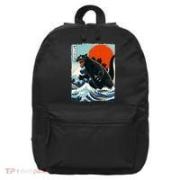 Catzilla Cat Japanese Art Cat Gift 16 in Basic Backpack thumb 0