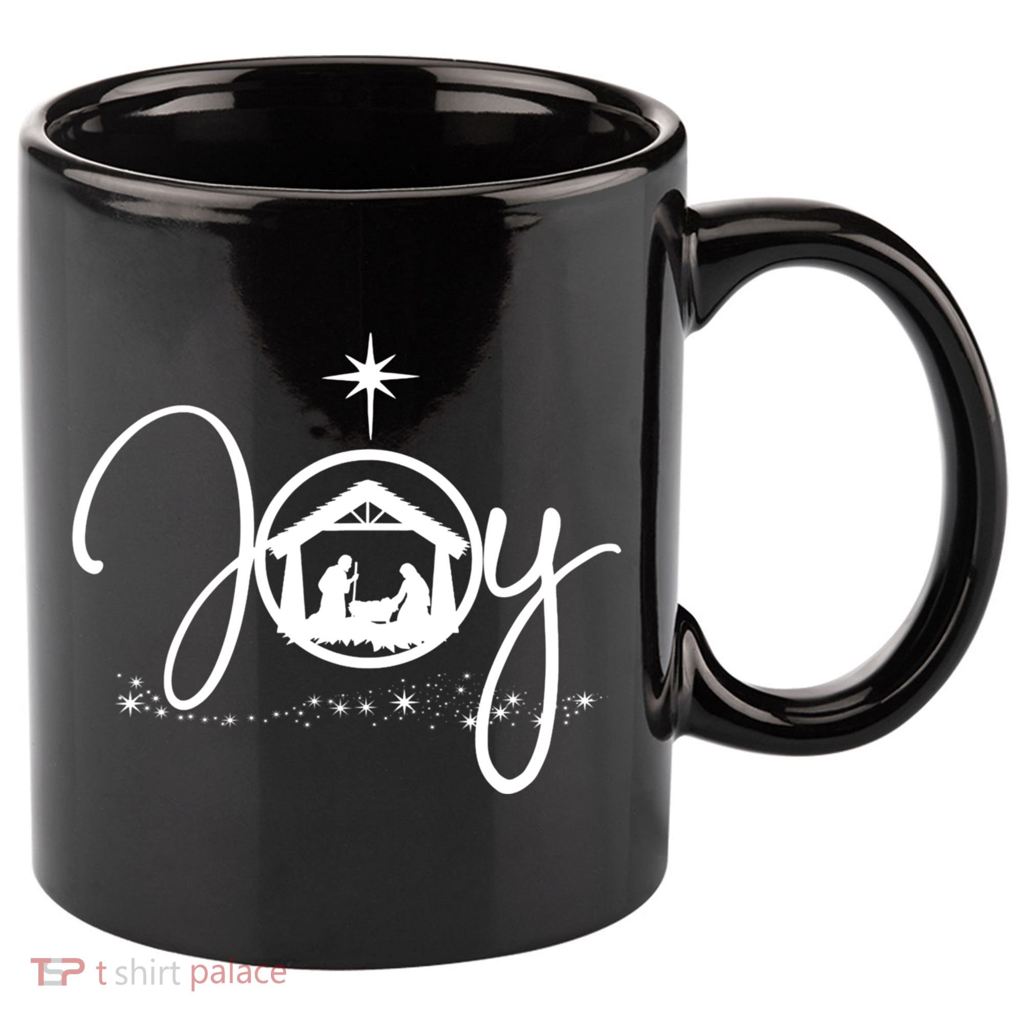 Christian Christmas Joy Jesus Nativity Scene Faith 11oz C Handle Ceramic Mug