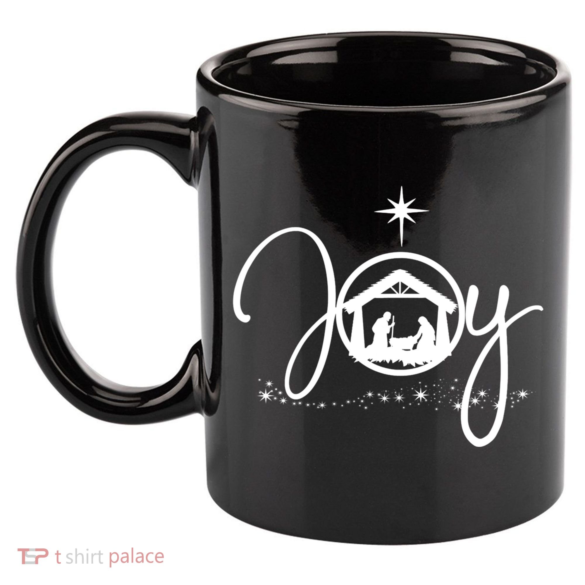 Christian Christmas Joy Jesus Nativity Scene Faith 11oz C Handle Ceramic Mug