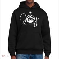 Christian Christmas Joy Jesus Nativity Scene Faith District V.I.T. Heavyweight Hoodie thumb 0