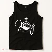 Christian Christmas Joy Jesus Nativity Scene Faith Tank Top thumb 2