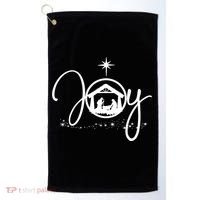 Christian Christmas Joy Jesus Nativity Scene Faith Golf Towel thumb 0