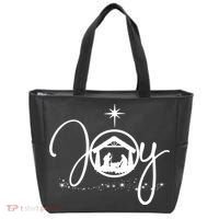 Christian Christmas Joy Jesus Nativity Scene Faith Tote Bag thumb 0