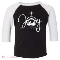Christian Christmas Joy Jesus Nativity Scene Faith Toddler Fine Jersey T-Shirt thumb 0