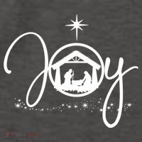 Christian Christmas Joy Jesus Nativity Scene Faith Vector Backpack thumb 2