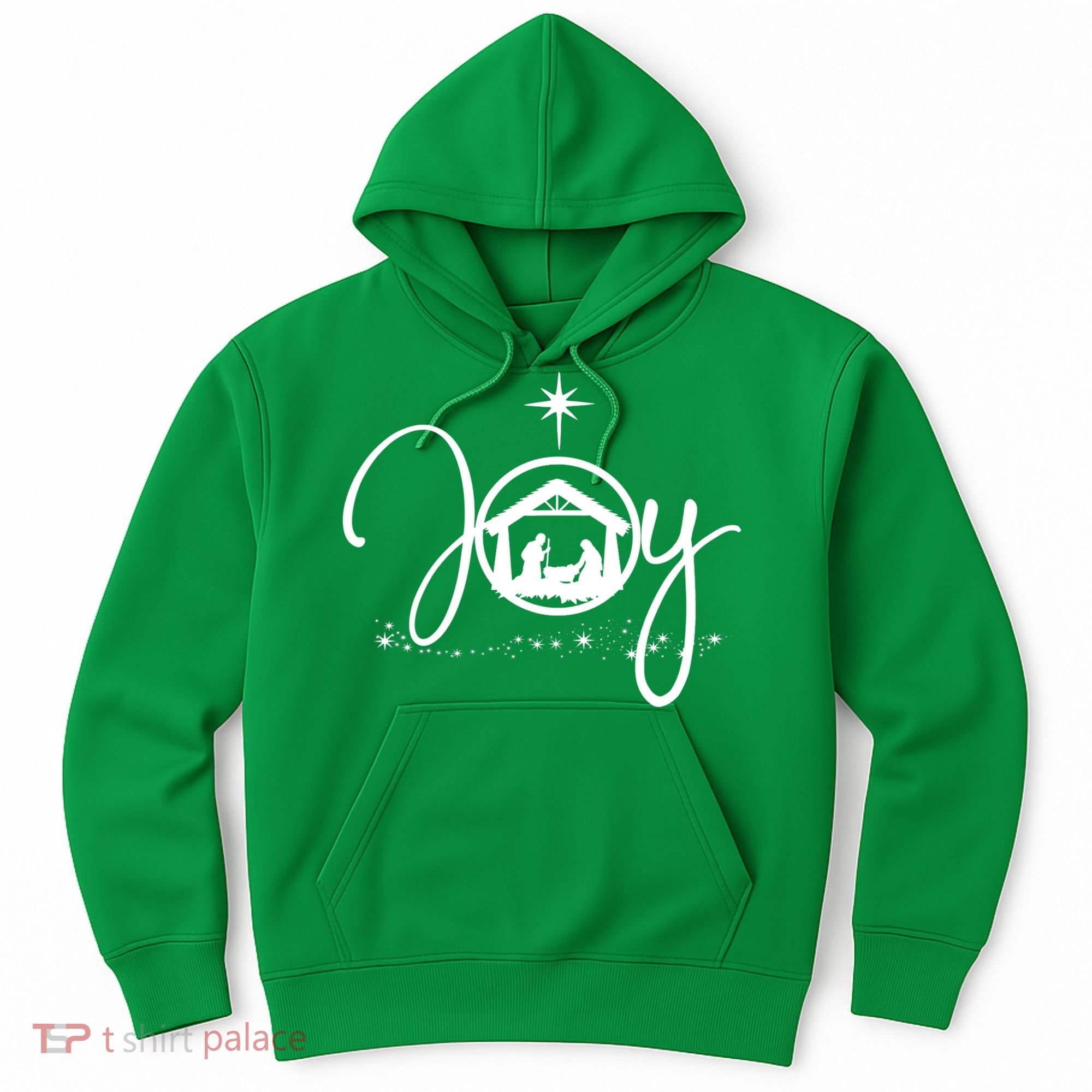 Christian Christmas Joy Jesus Nativity Scene Faith Hoodie