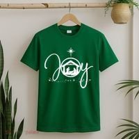 Christian Christmas Joy Jesus Nativity Scene Faith T-Shirt thumb 2