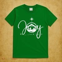Christian Christmas Joy Jesus Nativity Scene Faith T-Shirt thumb 5