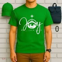 Christian Christmas Joy Jesus Nativity Scene Faith T-Shirt thumb 6