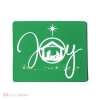 Christian Christmas Joy Jesus Nativity Scene Faith Mousepad thumb 0