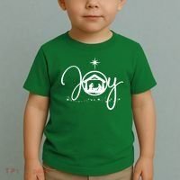 Christian Christmas Joy Jesus Nativity Scene Faith Toddler T-Shirt thumb 2