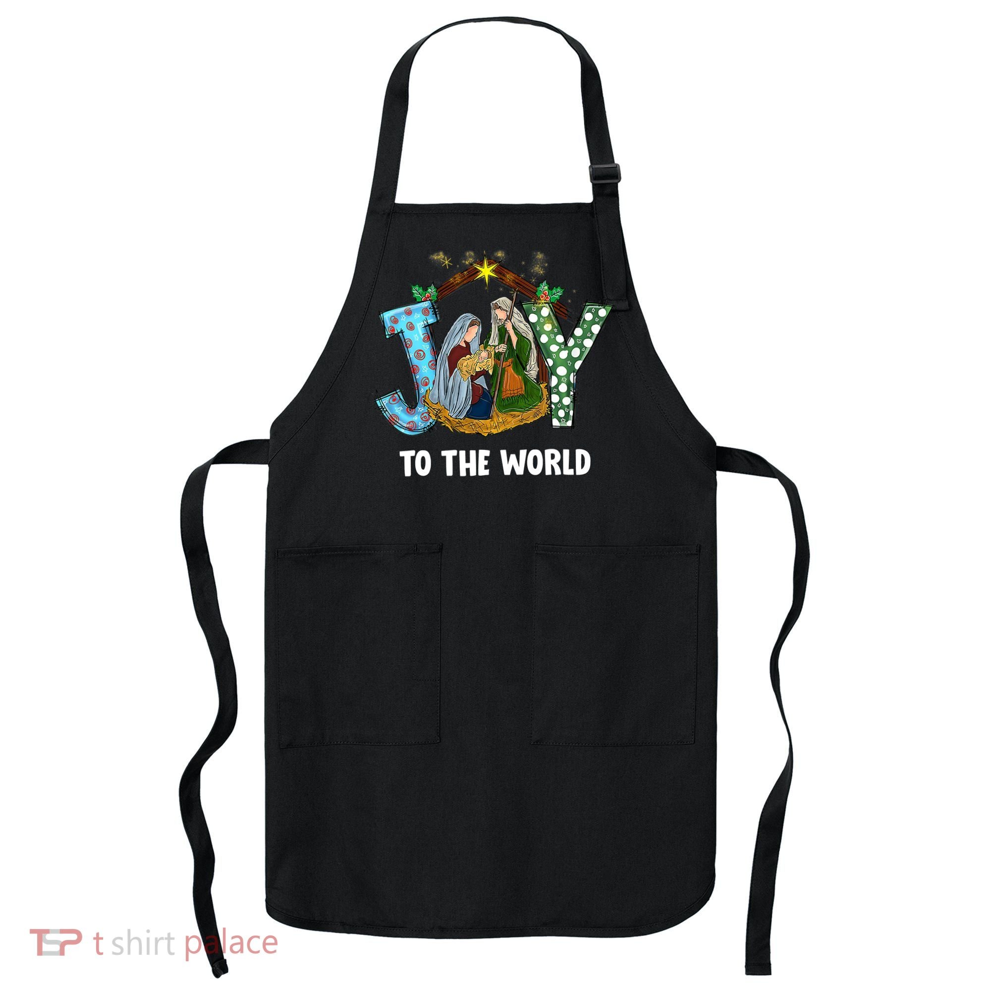 Christian Christmas Joy Jesus Nativity Scene Faith Gift Apron