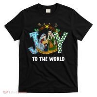 Christian Christmas Joy Jesus Nativity Scene Faith Gift T-Shirt thumb 0