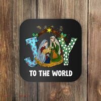 Christian Christmas Joy Jesus Nativity Scene Faith Gift Coaster thumb 0