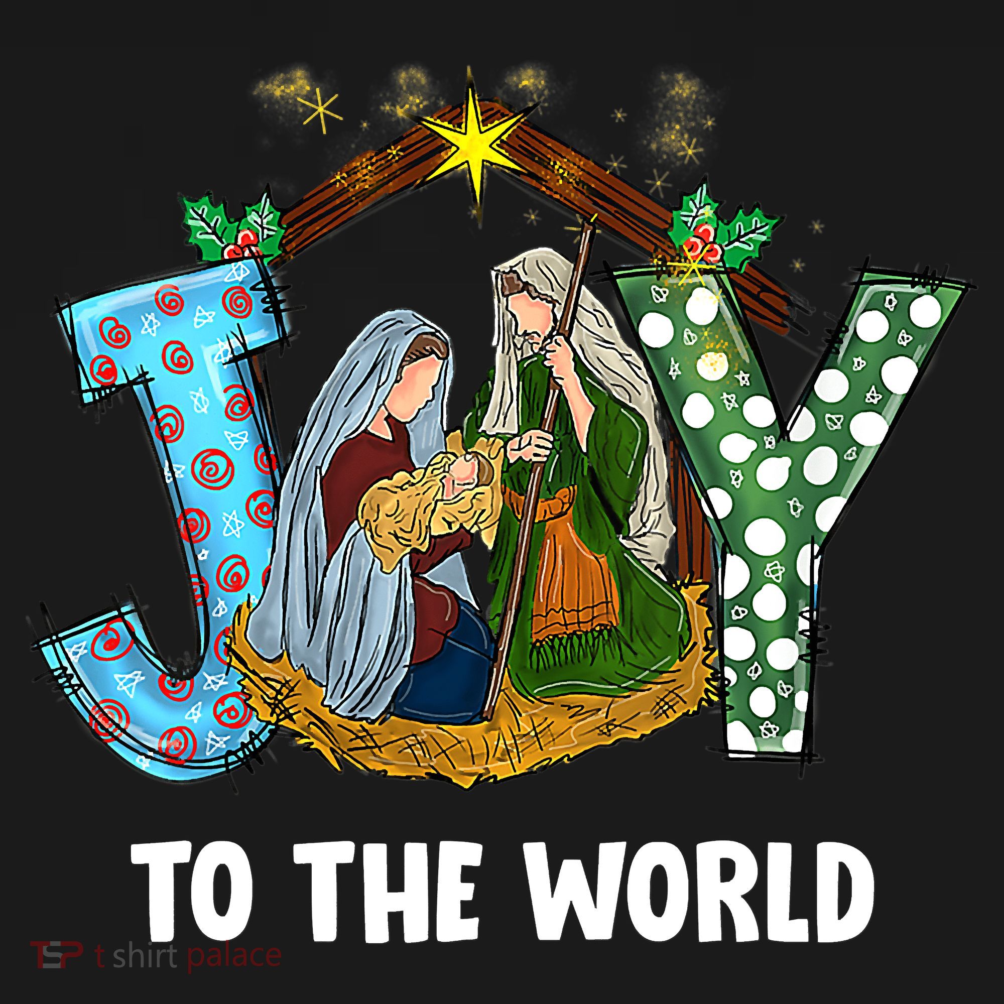 Christian Christmas Joy Jesus Nativity Scene Faith Gift Women's Hoodie