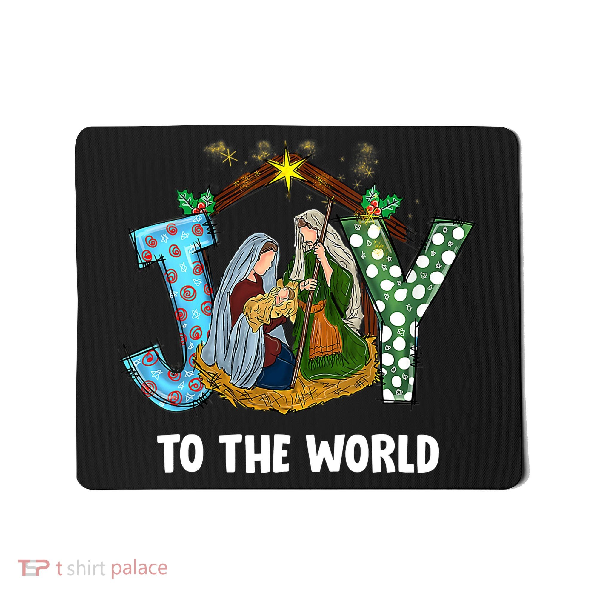 Christian Christmas Joy Jesus Nativity Scene Faith Gift Mousepad