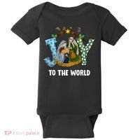 Christian Christmas Joy Jesus Nativity Scene Faith Gift Baby Bodysuit thumb 0