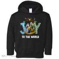 Christian Christmas Joy Jesus Nativity Scene Faith Gift Toddler Hoodie thumb 0