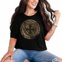 Celtic Cross Knot Irish Scottish Shield Warrior Graphic Comfort Colors T-Shirt thumb 0