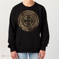 Celtic Cross Knot Irish Scottish Shield Warrior Graphic Women's Sweatshirt thumb 0