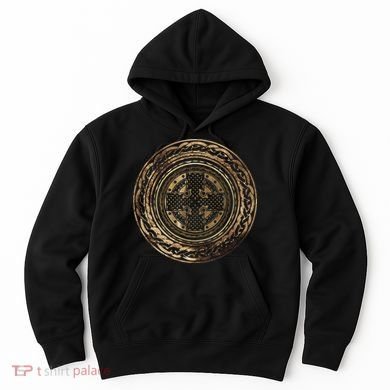 Celtic Cross Knot Irish Scottish Shield Warrior Graphic Hoodie