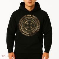 Celtic Cross Knot Irish Scottish Shield Warrior Graphic Hoodie thumb 2