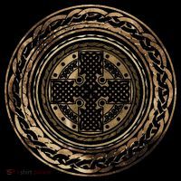 Celtic Cross Knot Irish Scottish Shield Warrior Graphic Sweatshirt thumb 3