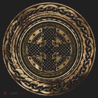 Celtic Cross Knot Irish Scottish Shield Warrior Graphic Hat thumb 2