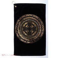 Celtic Cross Knot Irish Scottish Shield Warrior Graphic Golf Towel thumb 0