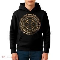 Celtic Cross Knot Irish Scottish Shield Warrior Graphic Kids Hoodie thumb 4