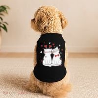 Cute Cats Kittens & Hearts Valentines Day Gift Doggie Tank thumb 2
