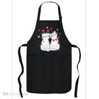 Cute Cats Kittens & Hearts Valentines Day Gift Apron thumb 0