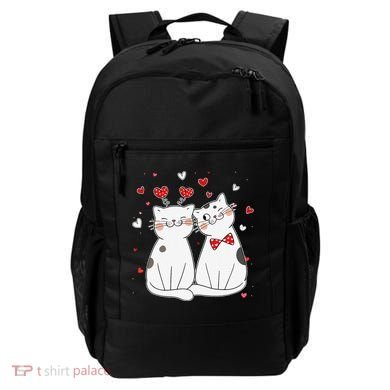 Cute Cats Kittens & Hearts Valentines Day Gift Backpack