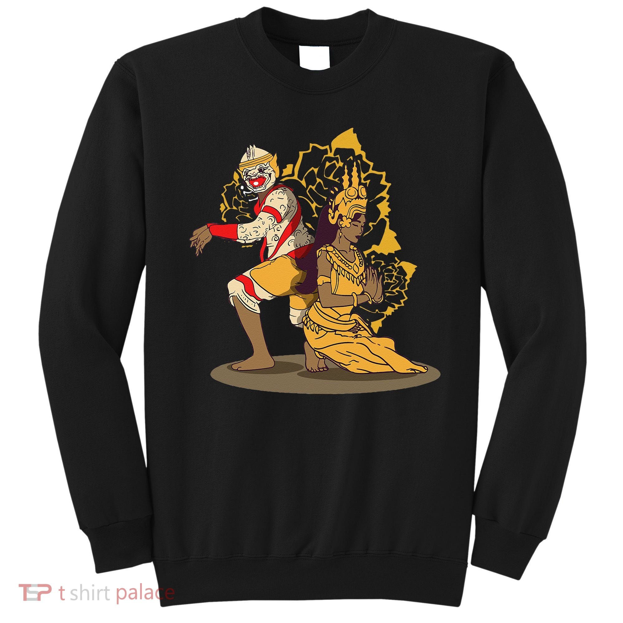 Cambodia Cambodian Khmer Traditional Dance Reamker Apsara Sweatshirt