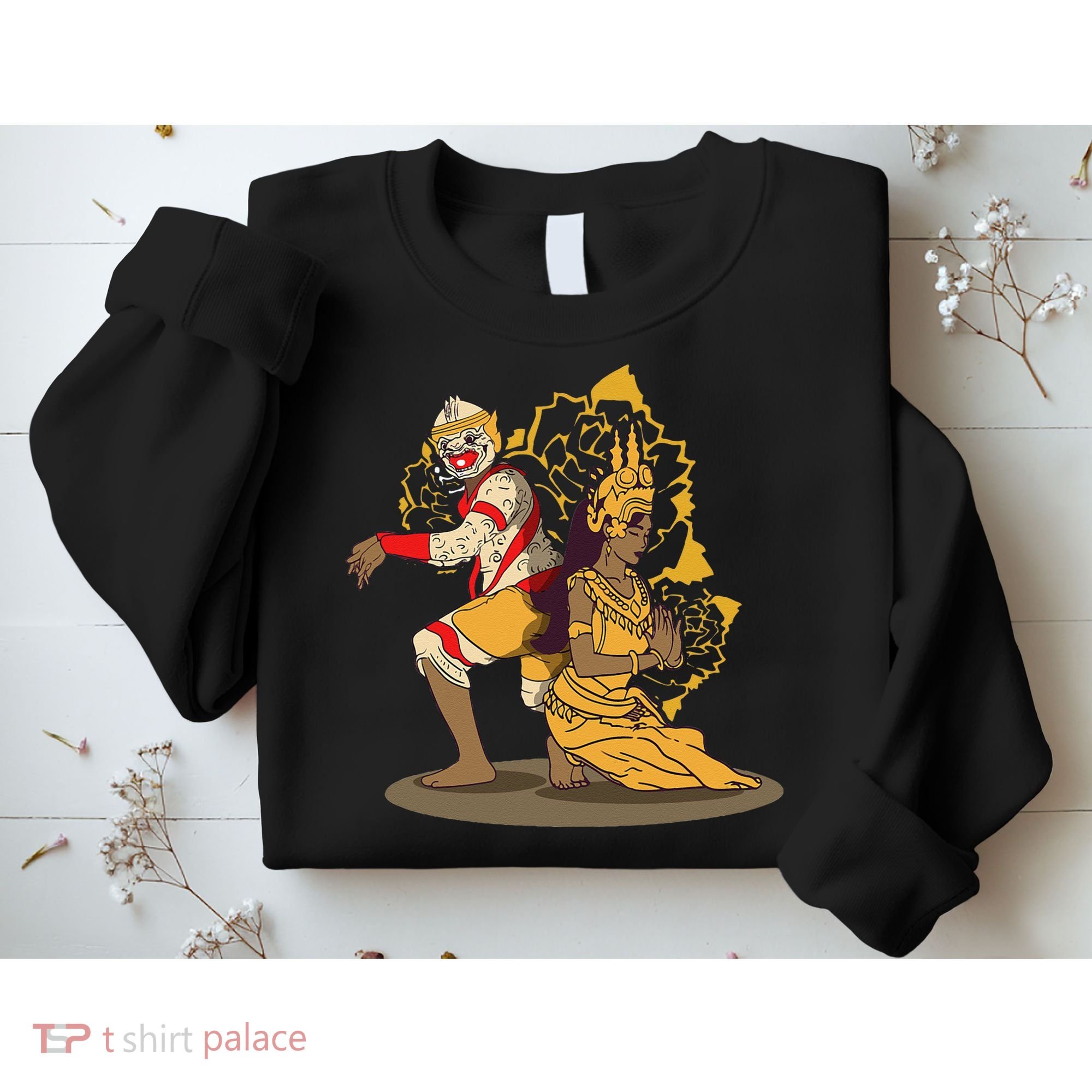 Cambodia Cambodian Khmer Traditional Dance Reamker Apsara Sweatshirt