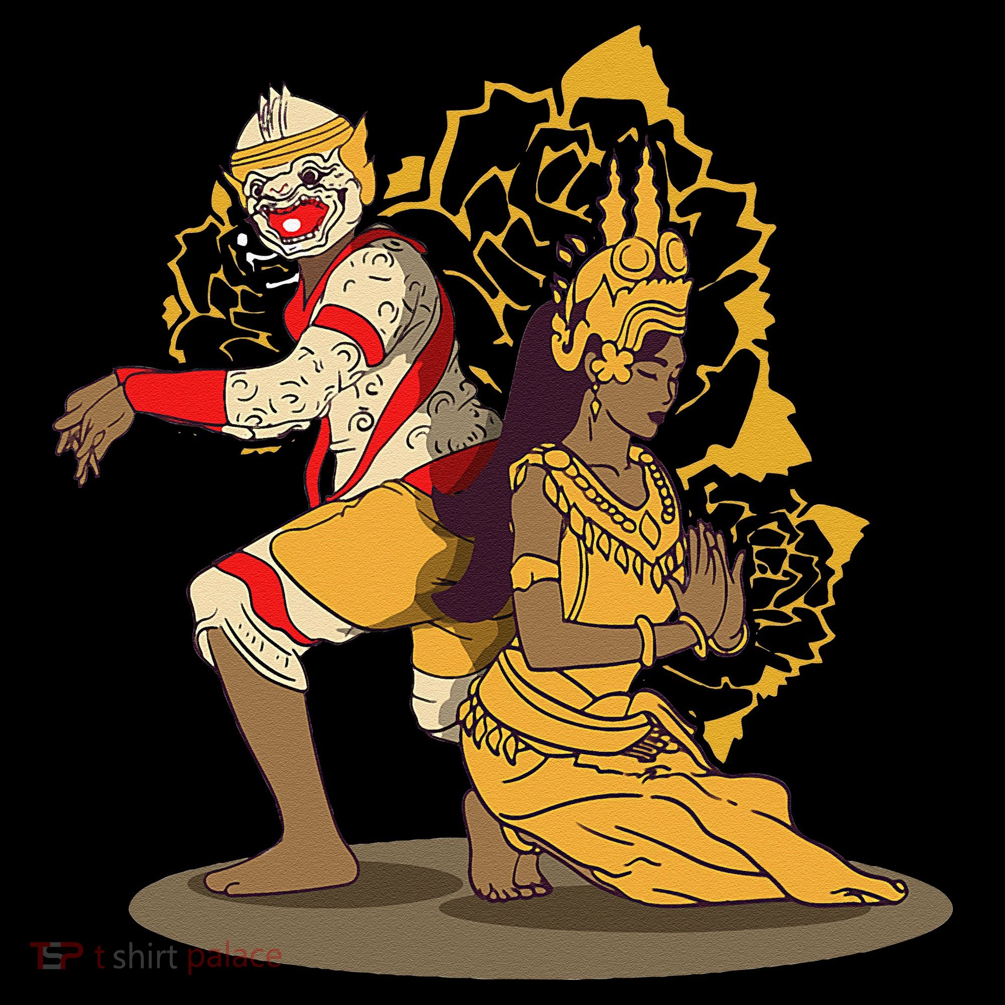 Cambodia Cambodian Khmer Traditional Dance Reamker Apsara Sweatshirt