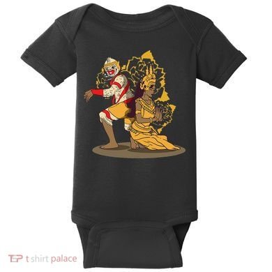 Cambodia Cambodian Khmer Traditional Dance Reamker Apsara Baby Bodysuit