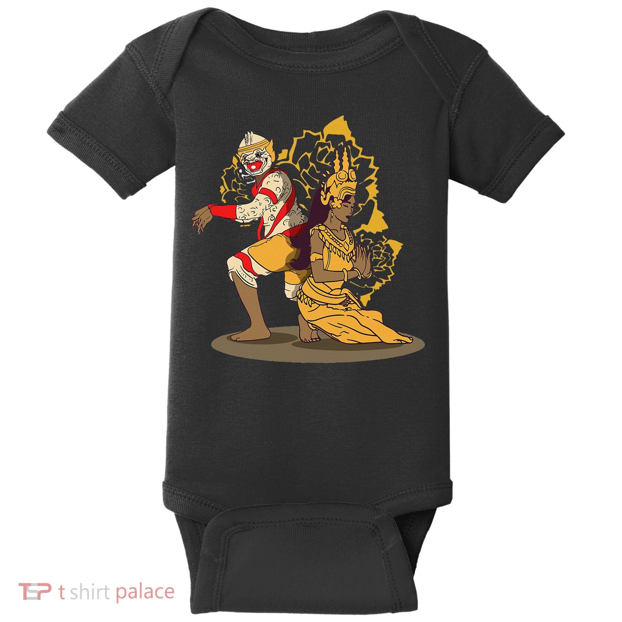 Cambodia Cambodian Khmer Traditional Dance Reamker Apsara Baby Bodysuit