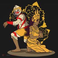 Cambodia Cambodian Khmer Traditional Dance Reamker Apsara Kids Sweatshirt thumb 2