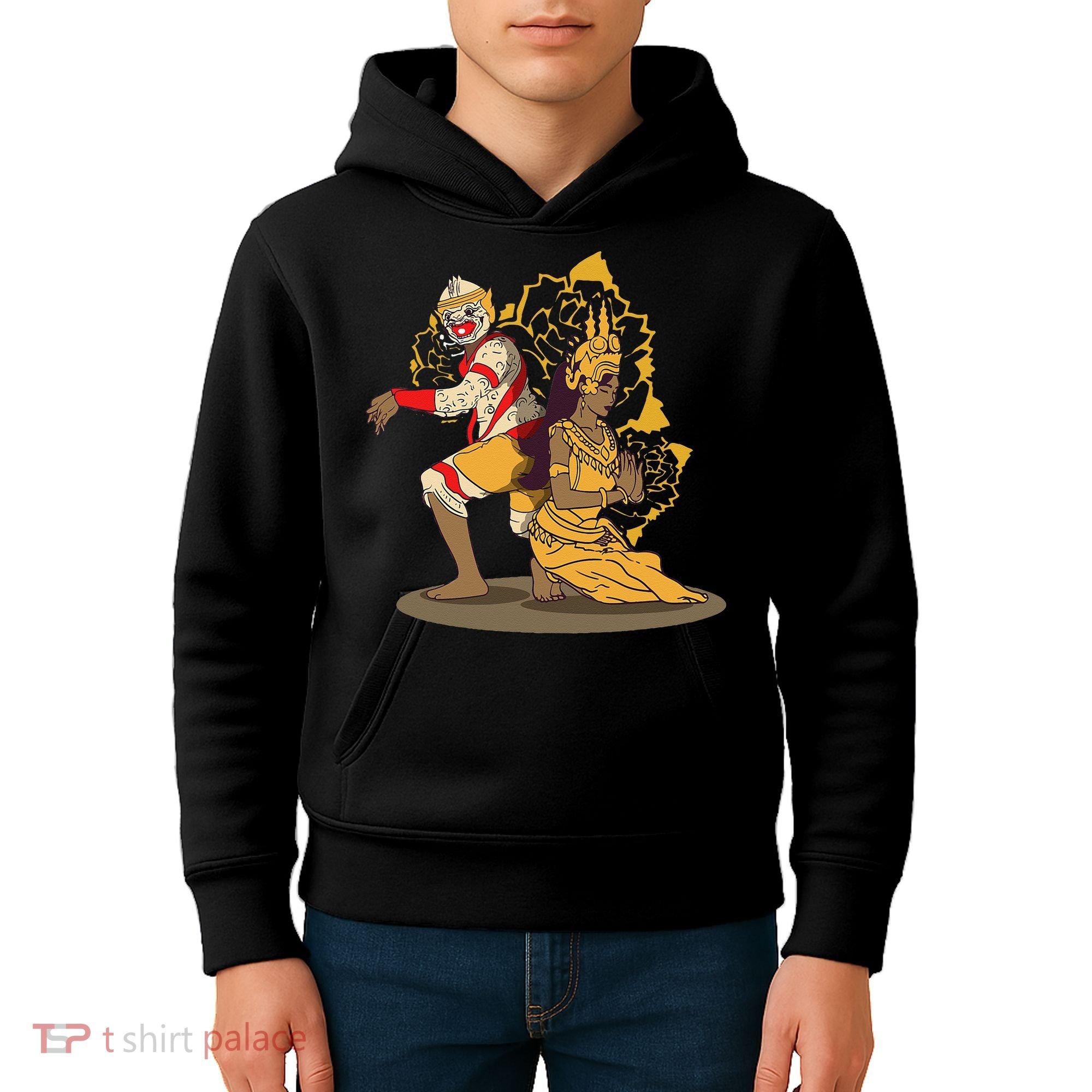 Cambodia Cambodian Khmer Traditional Dance Reamker Apsara Kids Hoodie