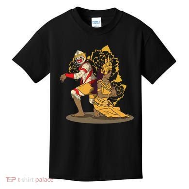 Cambodia Cambodian Khmer Traditional Dance Reamker Apsara Kids T-Shirt