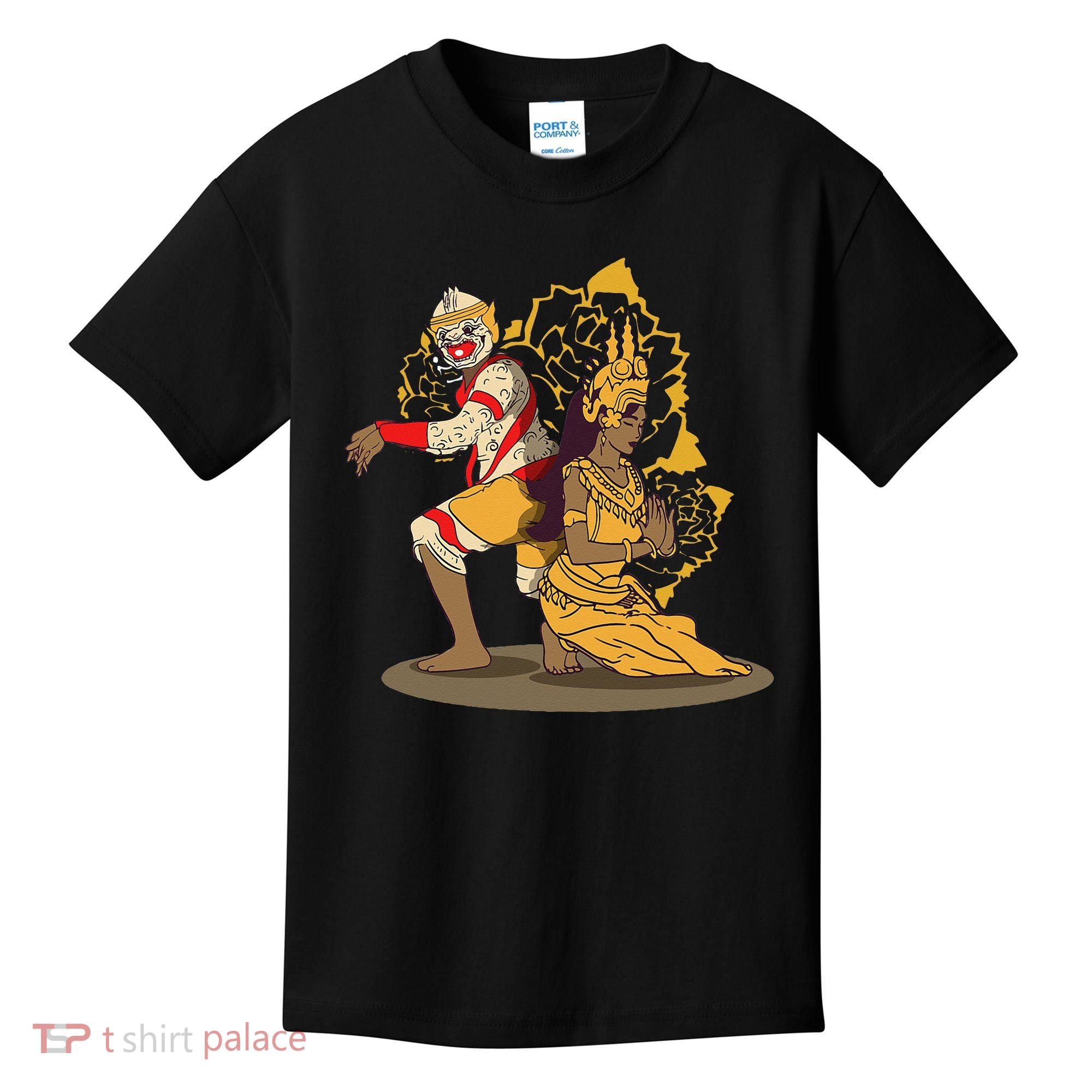Cambodia Cambodian Khmer Traditional Dance Reamker Apsara Kids T-Shirt
