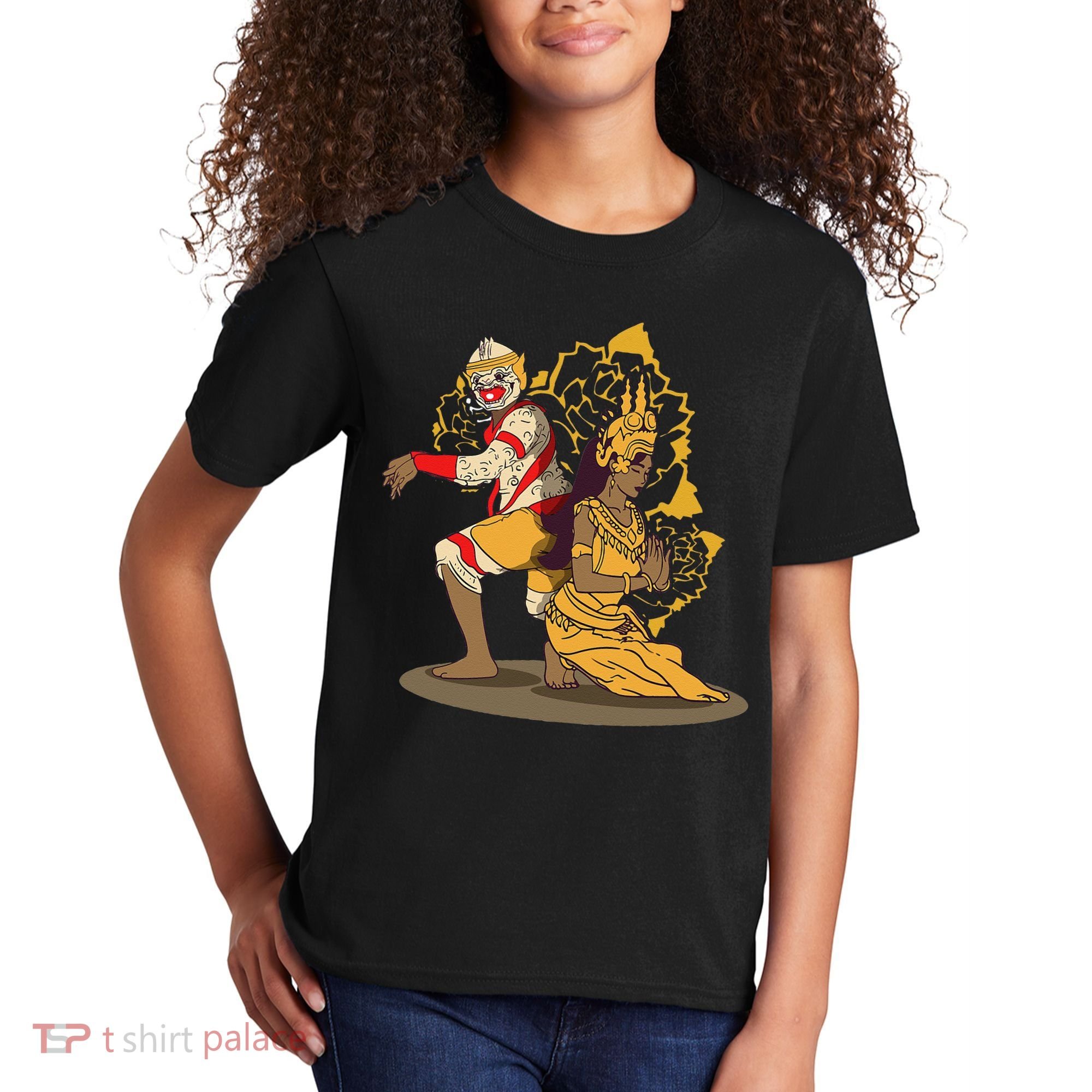 Cambodia Cambodian Khmer Traditional Dance Reamker Apsara Kids T-Shirt