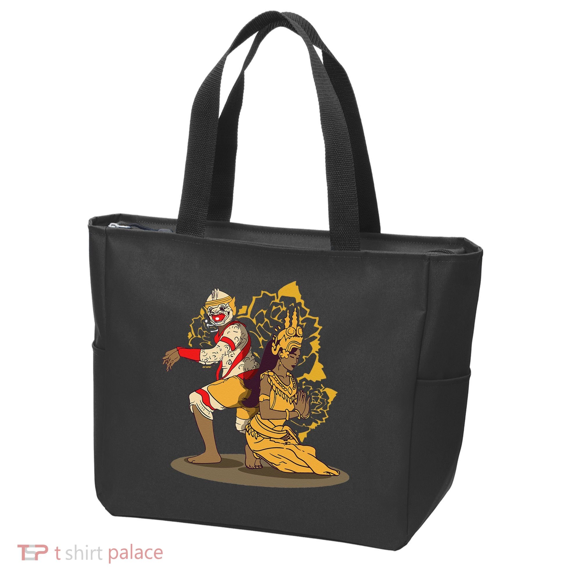 Cambodia Cambodian Khmer Traditional Dance Reamker Apsara Tote Bag