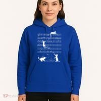 Cute Cat Kitty Playing Music Note Hoodie thumb 5