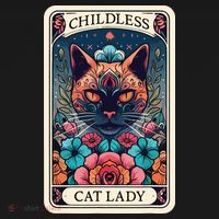 Childless Cat Lady Tarot Card Apron thumb 3